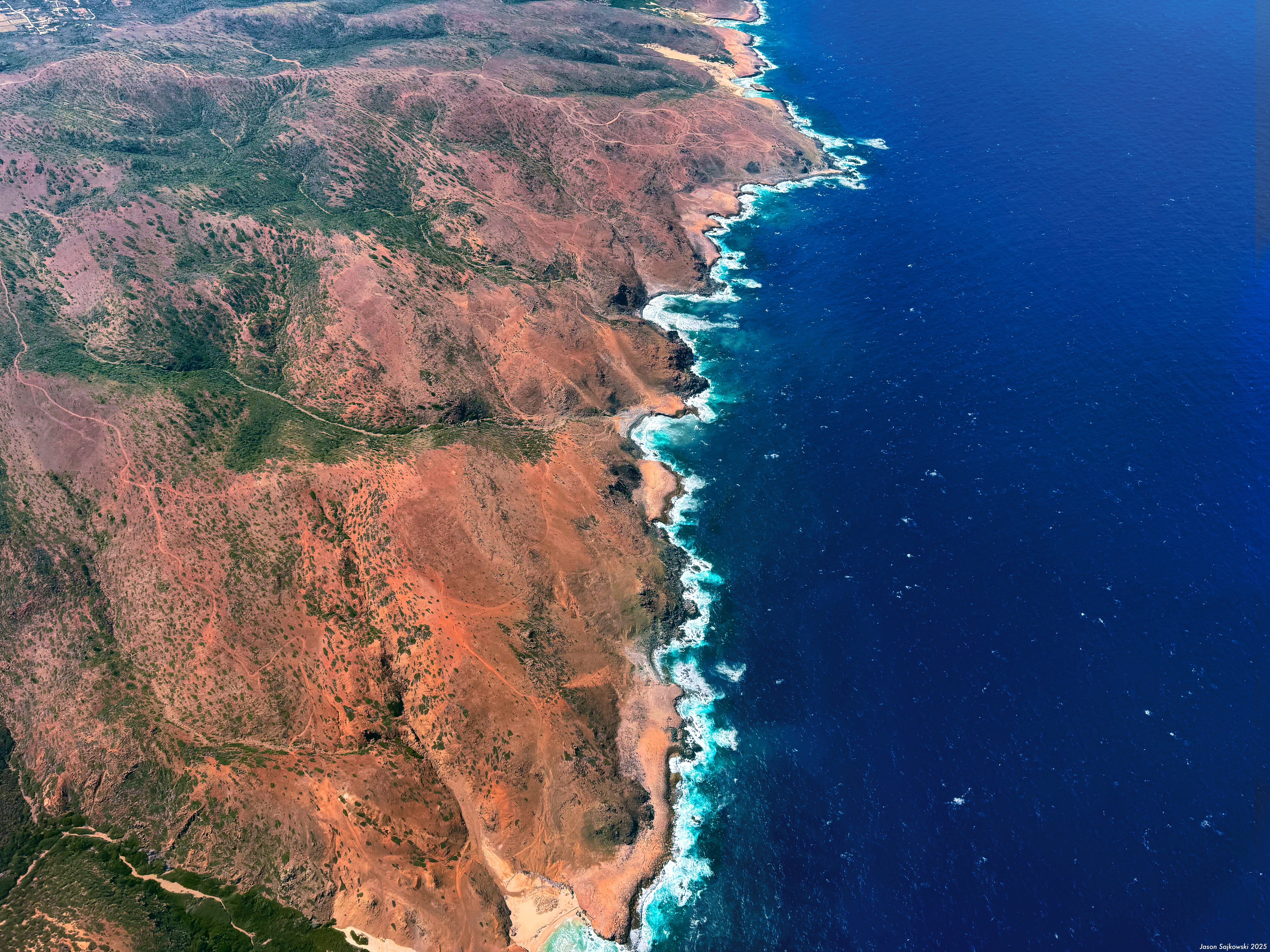 Aerial View of Coastline