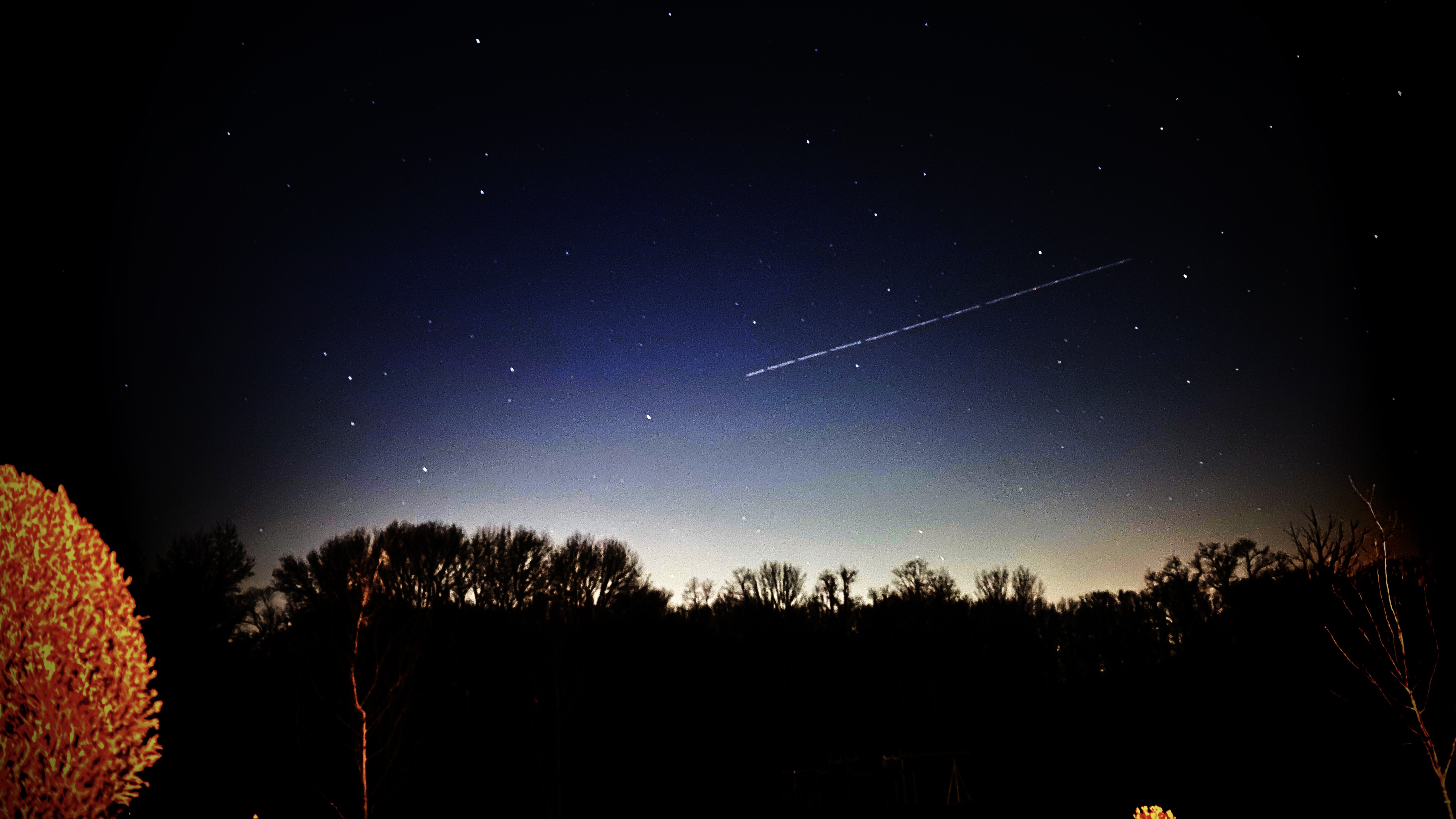 Satellite or Meteor Streak